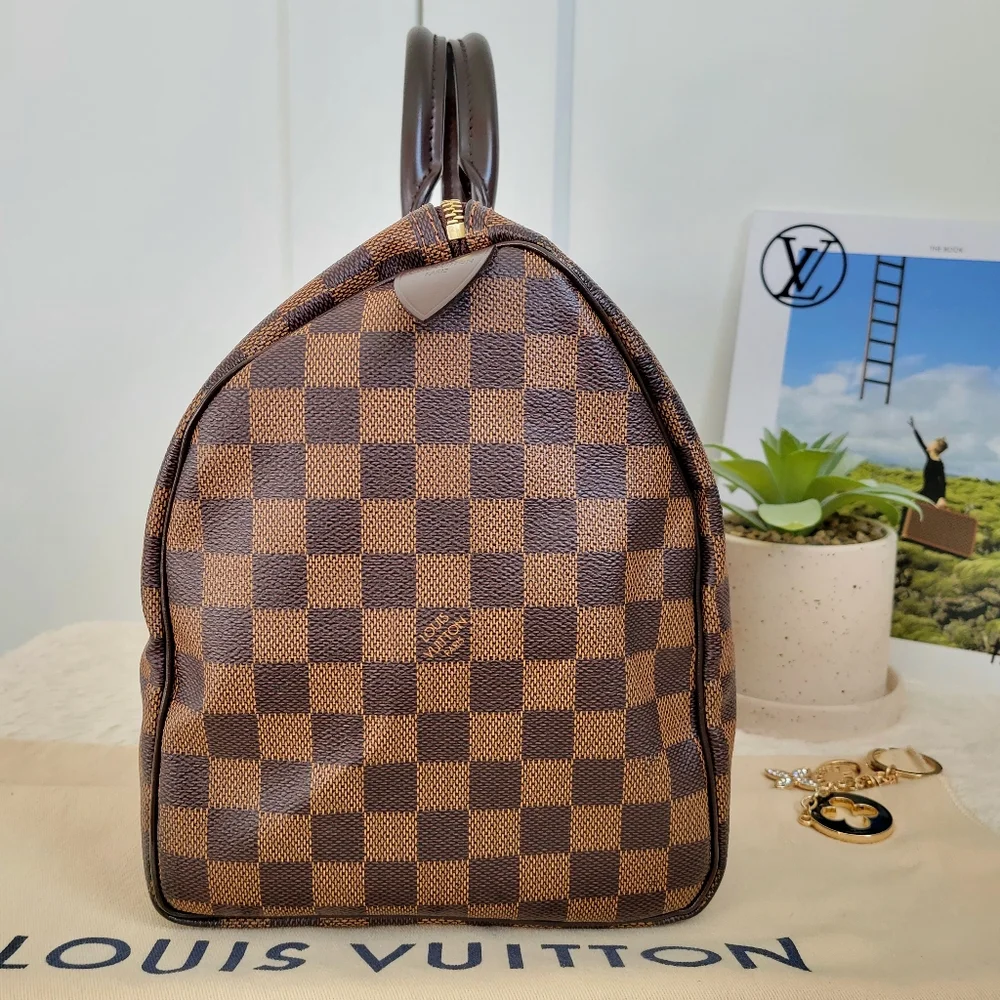Louis Vuitton Speedy 35 Damier Ebene Handbag